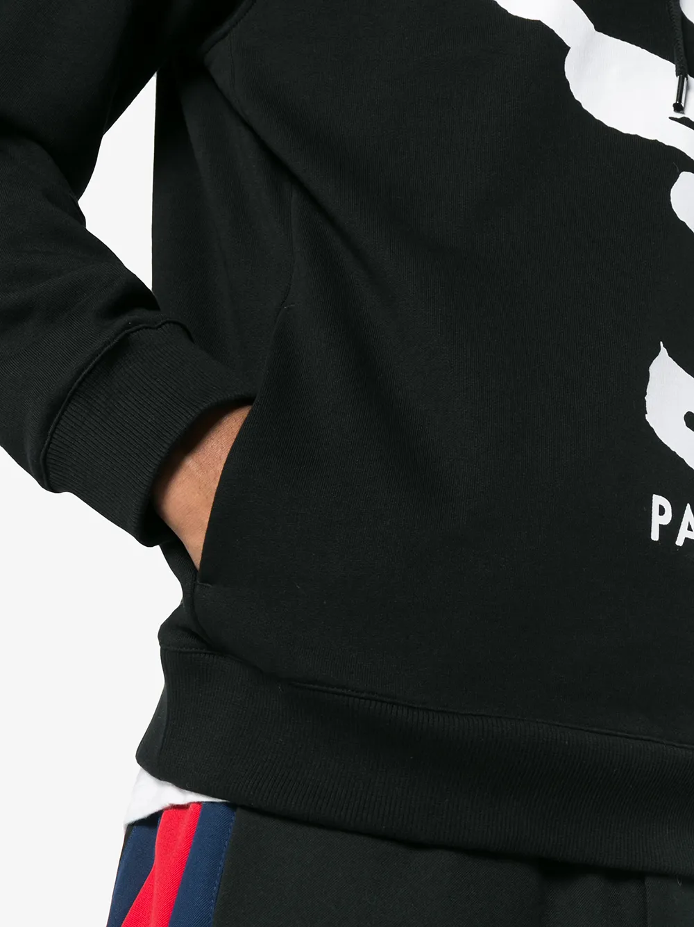 Kenzo Signature print hoodie Zwart