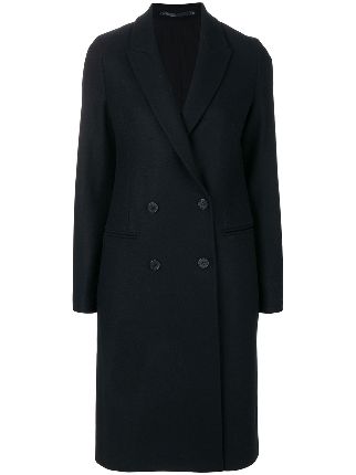 all saints double breasted coat