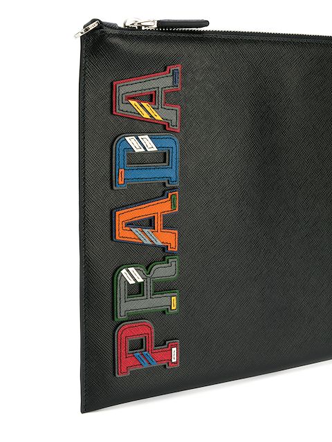 prada my character nylon clutch