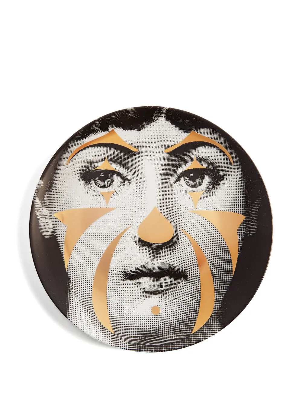 Fornasetti Tema e Variazioni N. 122 wall plate | Black | Image 1