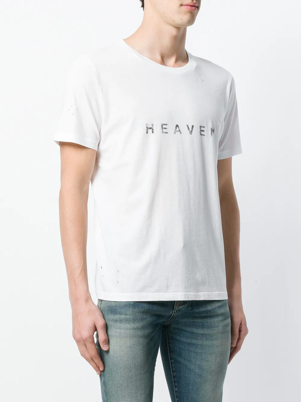 Saint Laurent Heaven Print T Shirt 172 Buy Online Mobile Friendly Fast Delivery Price