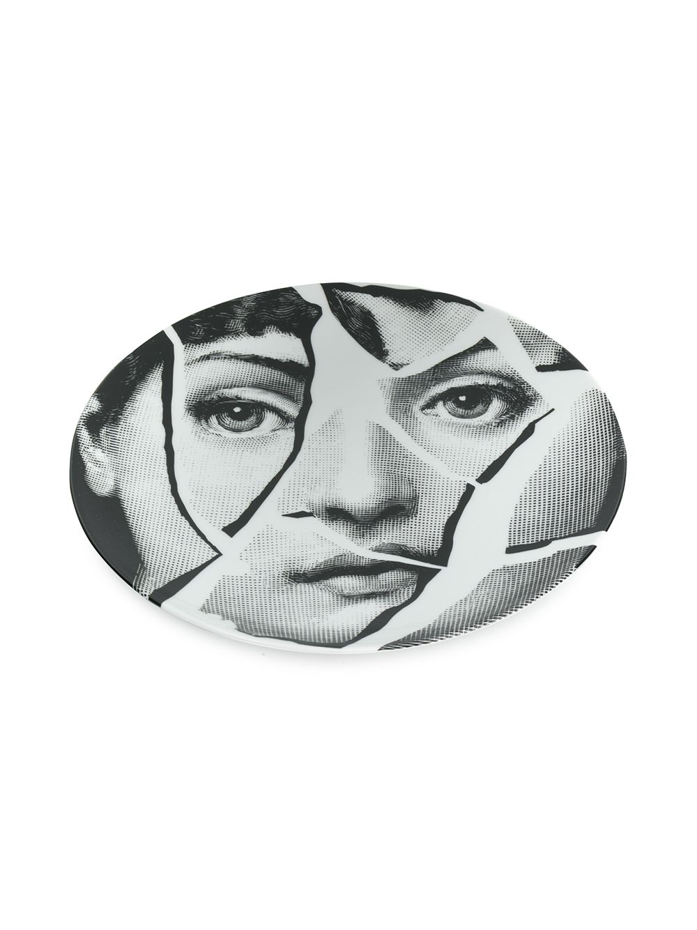 Fornasetti face print plate - White, £162.00