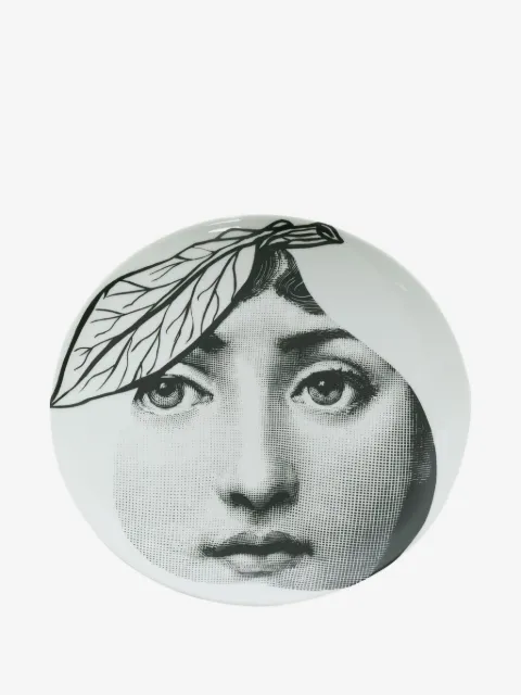 Fornasetti pear-shaped face print plate