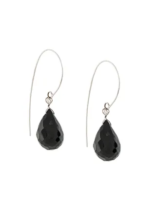 Uzerai Edits Black Spinel Earrings Farfetch Uzerai Edits Black Spinel Earrings