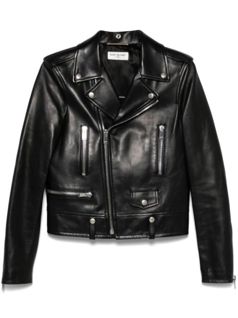 Saint Laurent leather biker jacket