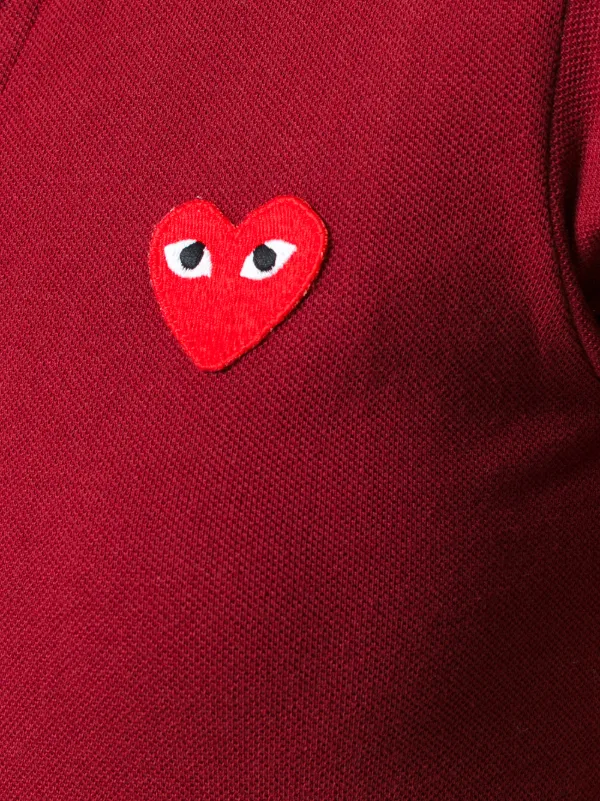 Comme Des Garçons Play ハートロゴ ポロシャツ 通販 - FARFETCH