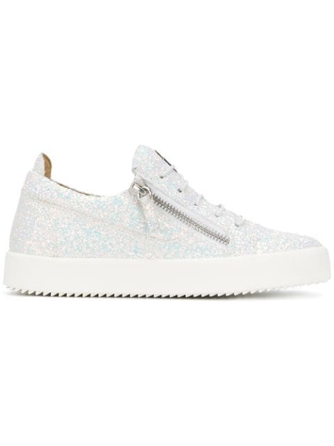 giuseppe zanotti cheryl glitter sneakers