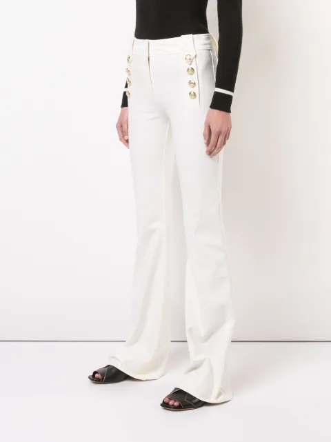 derek lam 10 crosby robertson flare trousers