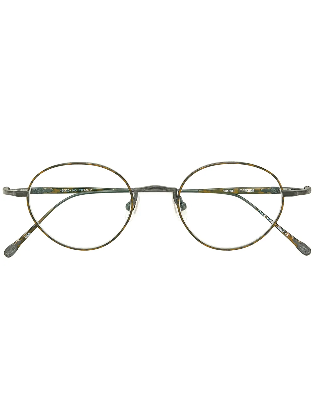 

Matsuda classic round glasses - Marrón