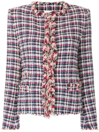 Isabel Marant Étoile Geruit Tweed Jasje Farfetch Isabel Marant Étoile Geruit Tweed Jasje Farfetch