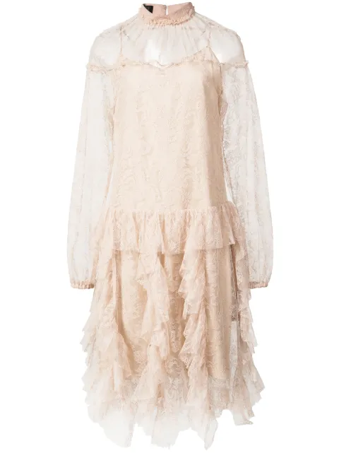Rochas sheer lace dress