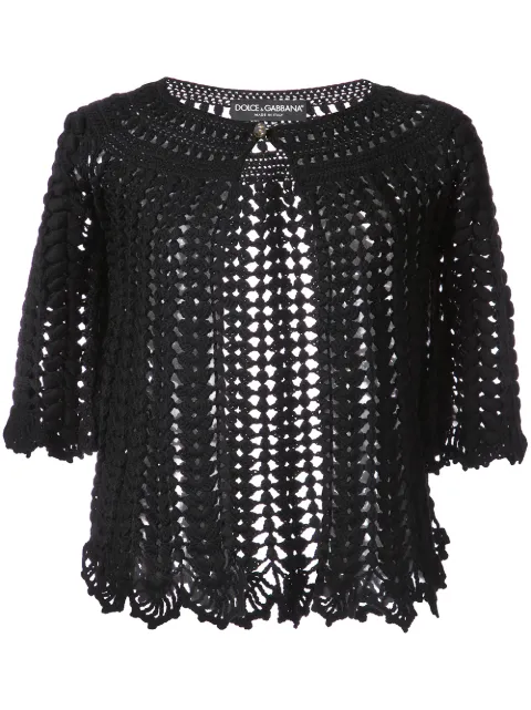 Dolce & Gabbana cropped knit cardigan