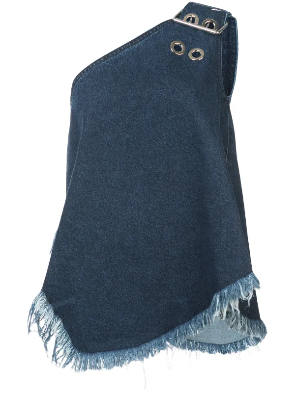 marques almeida denim top