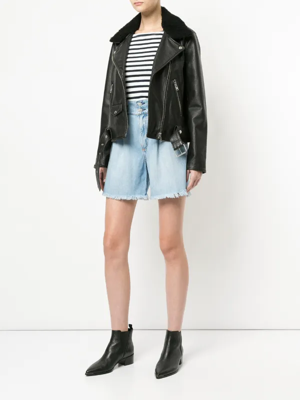 nobody denim leather jacket