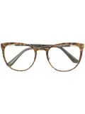 ETRO printed square frame glasses - Metallic