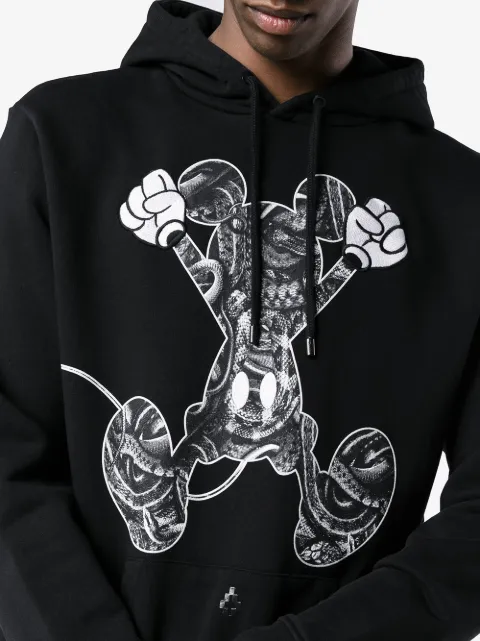 Marcelo Burlon County Of Milan Sudadera Mickey Mouse Con Sudadera Mickey Mouse con capucha Marcelo Burlon County Of