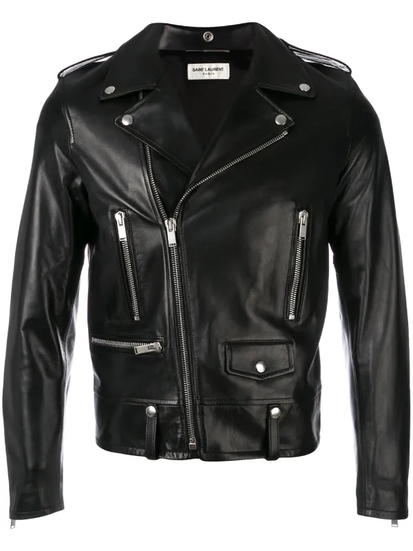 jaqueta biker couro masculina