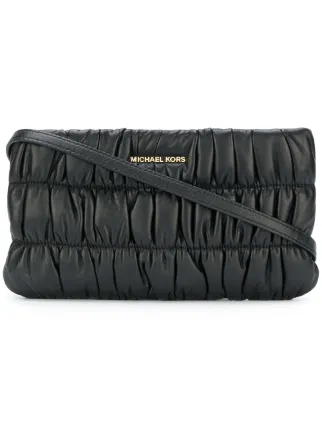 Michael Kors Ruched Clutch Bag Farfetch Michael Kors Ruched Clutch Bag