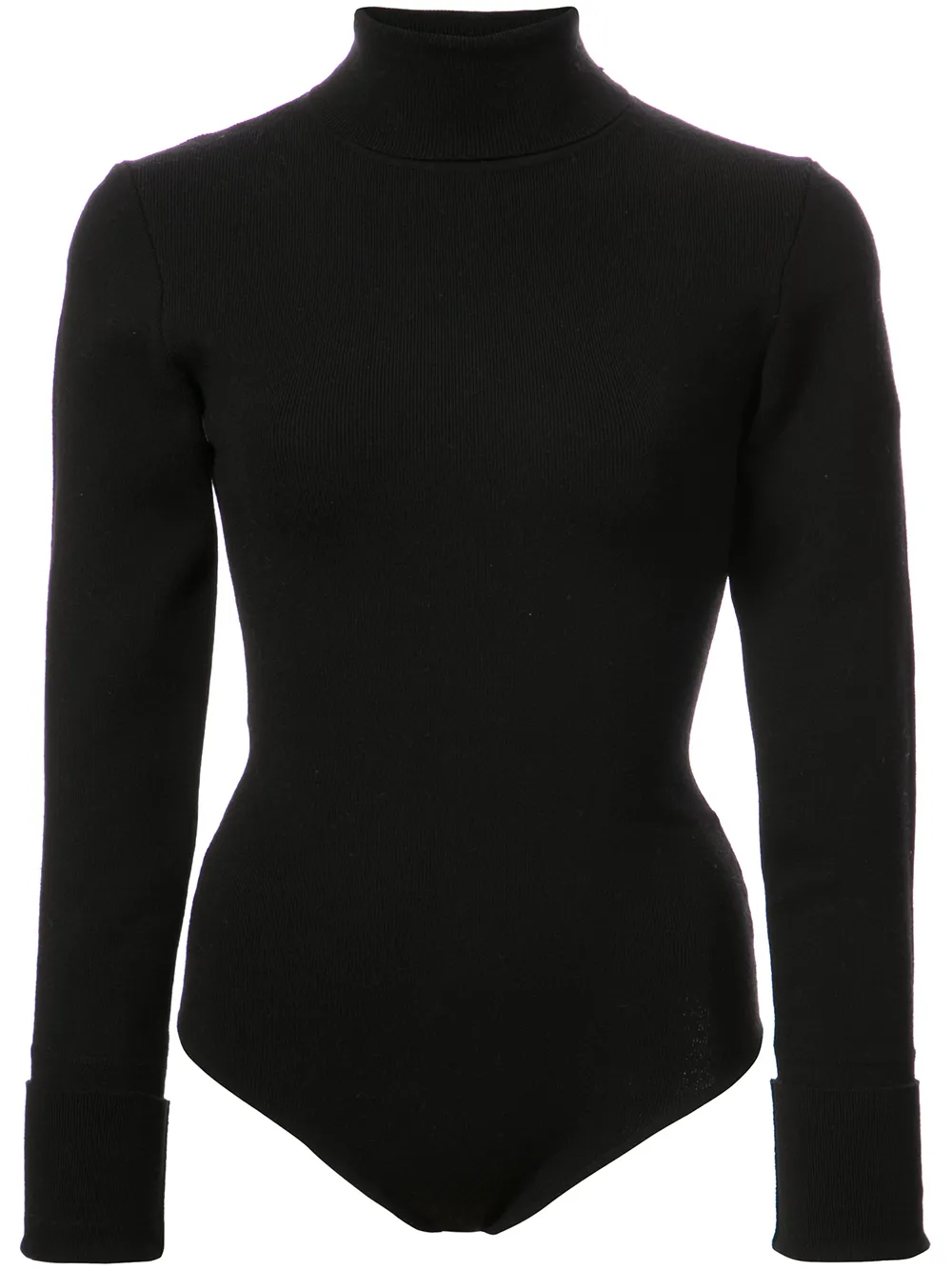 KHAITE Cate knitted bodysuit Zwart