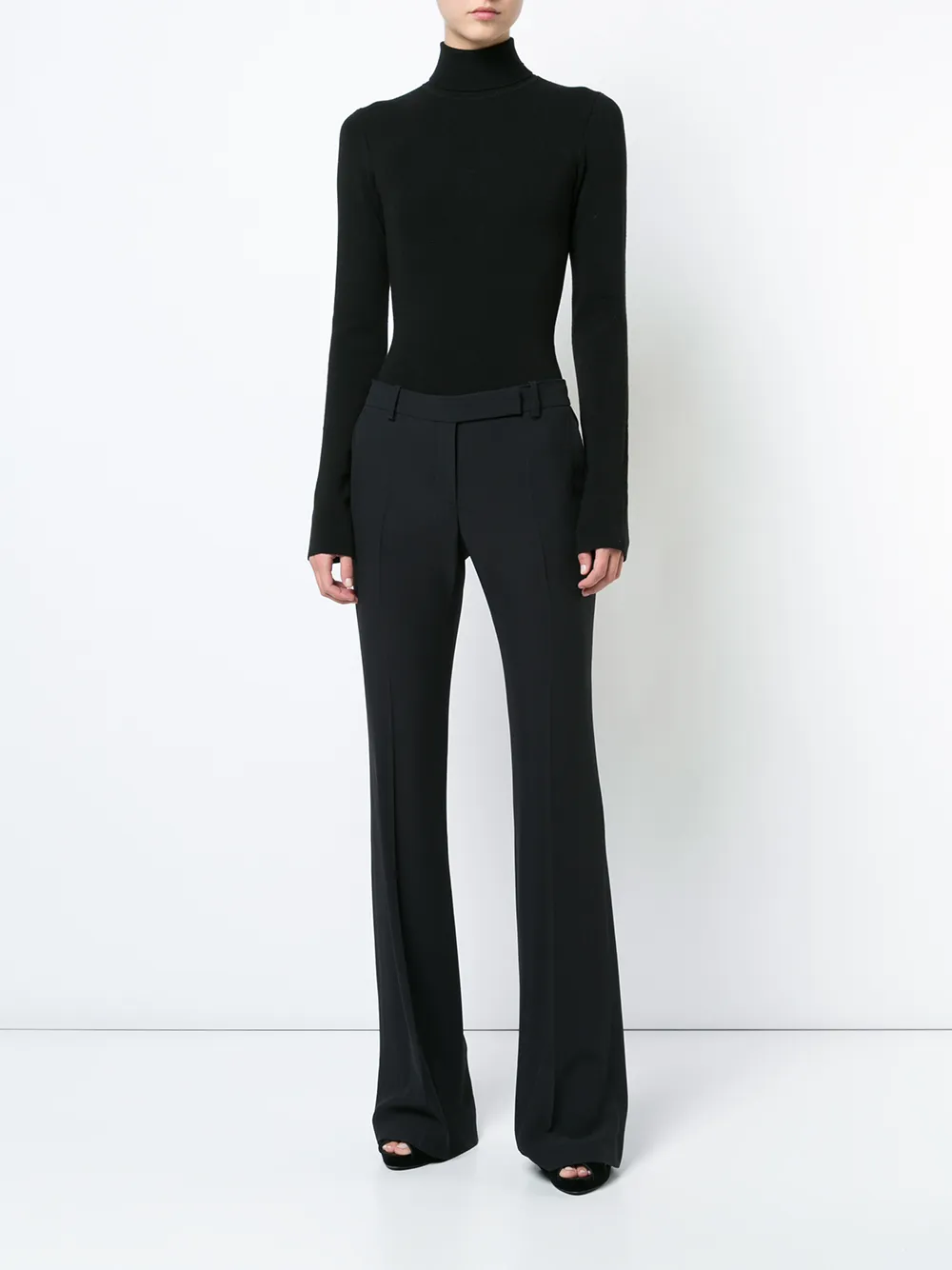KHAITE Cate knitted bodysuit Zwart