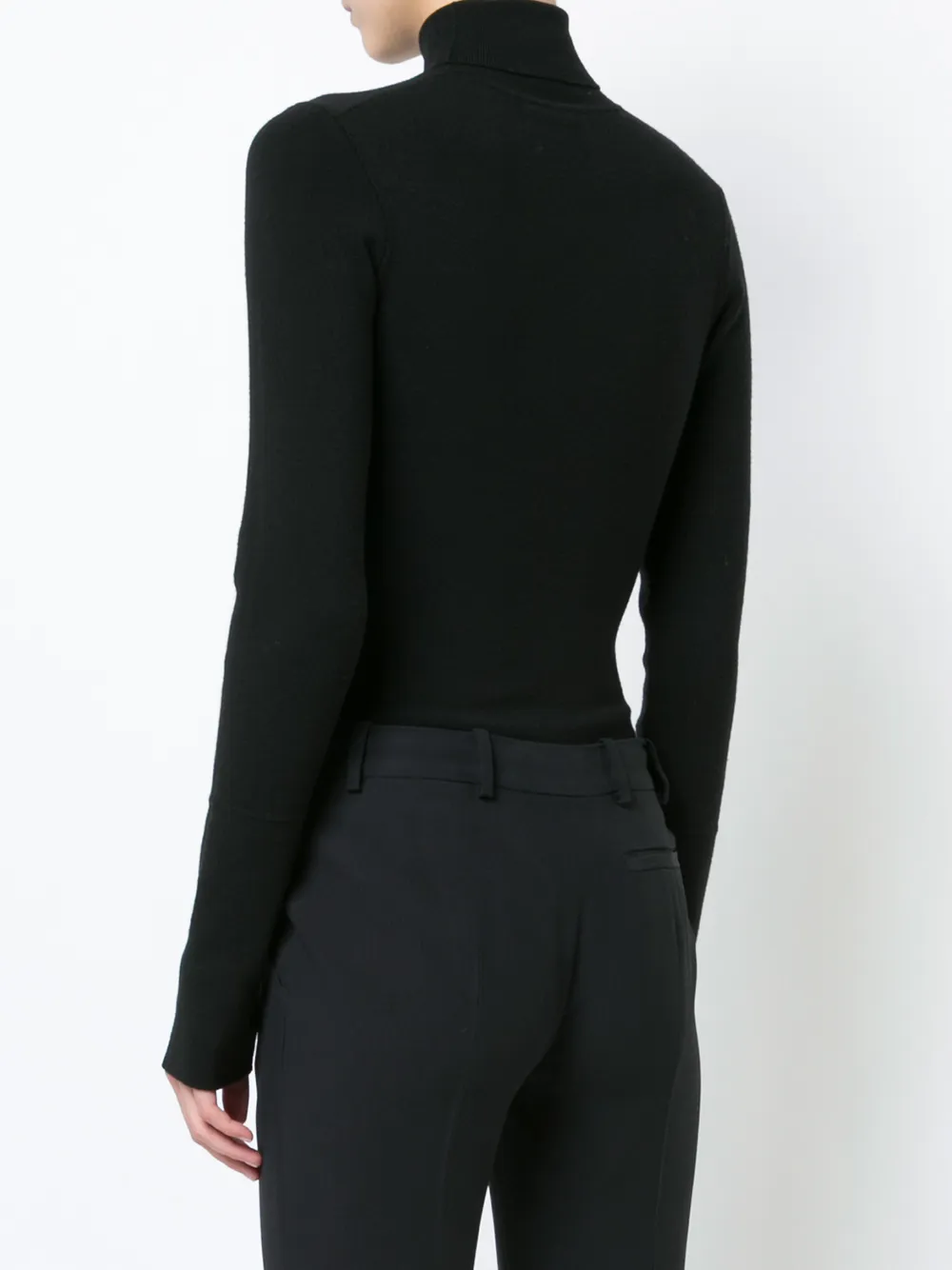 KHAITE Cate knitted bodysuit Zwart