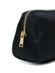 Prada black logo makeup pouch with handle