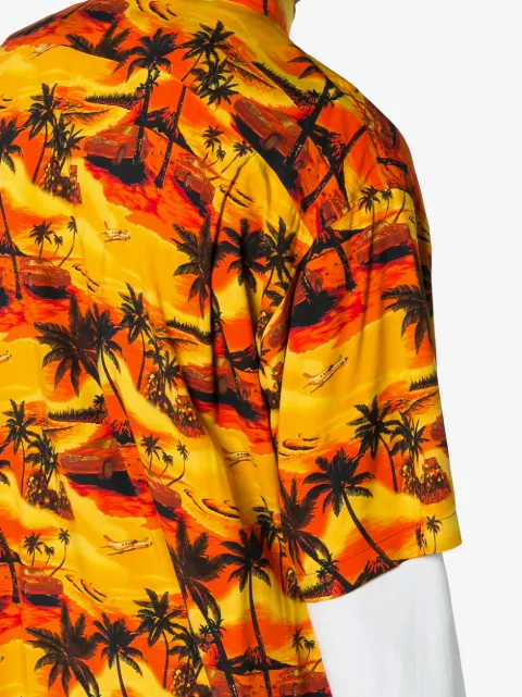 balenciaga hawaiian shirt