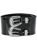 B-Low The Belt double buckle waist belt - Black