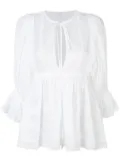 Dolce & Gabbana frill detail tunic - White