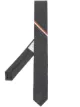 الصورة 1 من Thom Browne ربطة العنق الكلاسيكية مع Seamed باللون الأحمر والأبيض والأزرق Selvedge (26cm) في حك 120 ممتاز