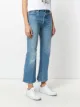 RE/DONE Lea crop flare jeans