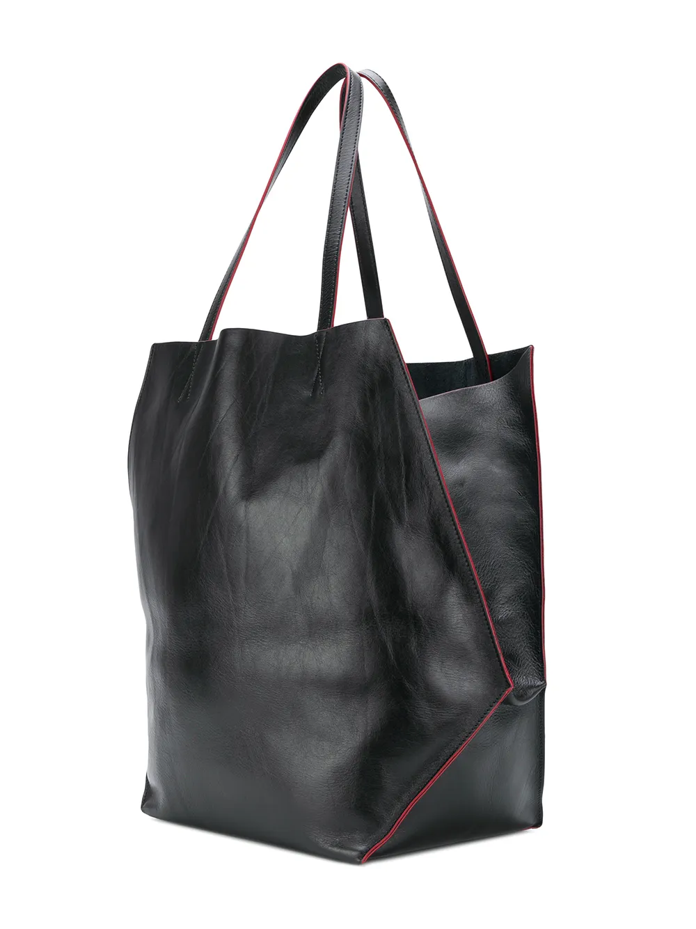 marni 不规则拼接购物袋