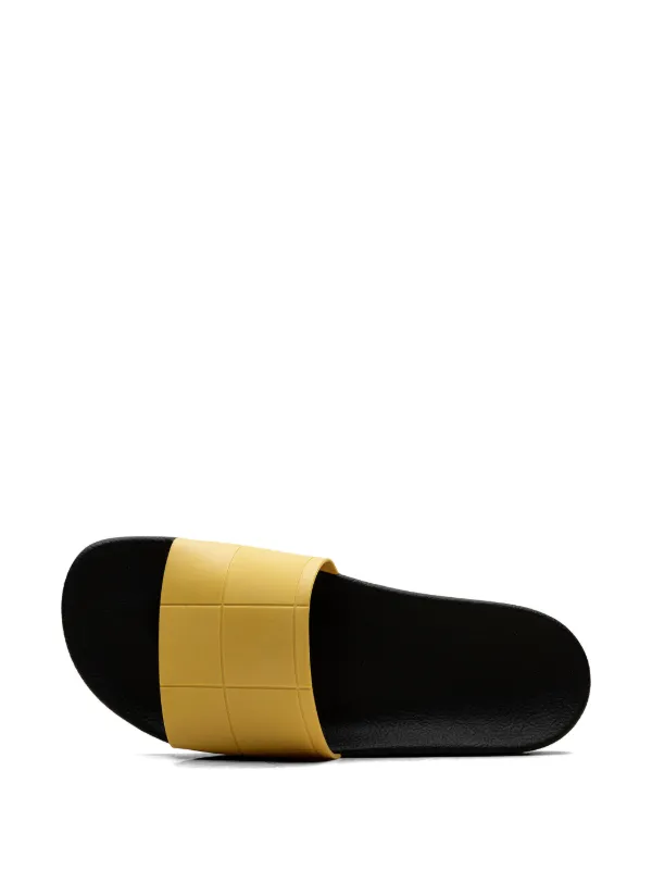 Adidas x Raf Simons Adilette Checkerboard Slides | Yellow