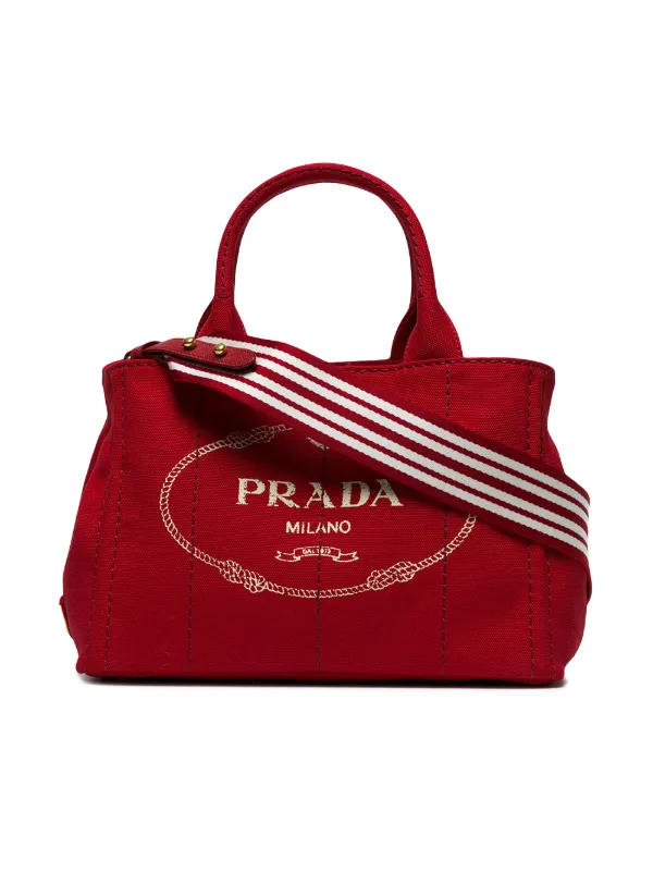 prada beach bag canvas