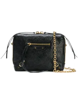 Bolsa transversal de couro