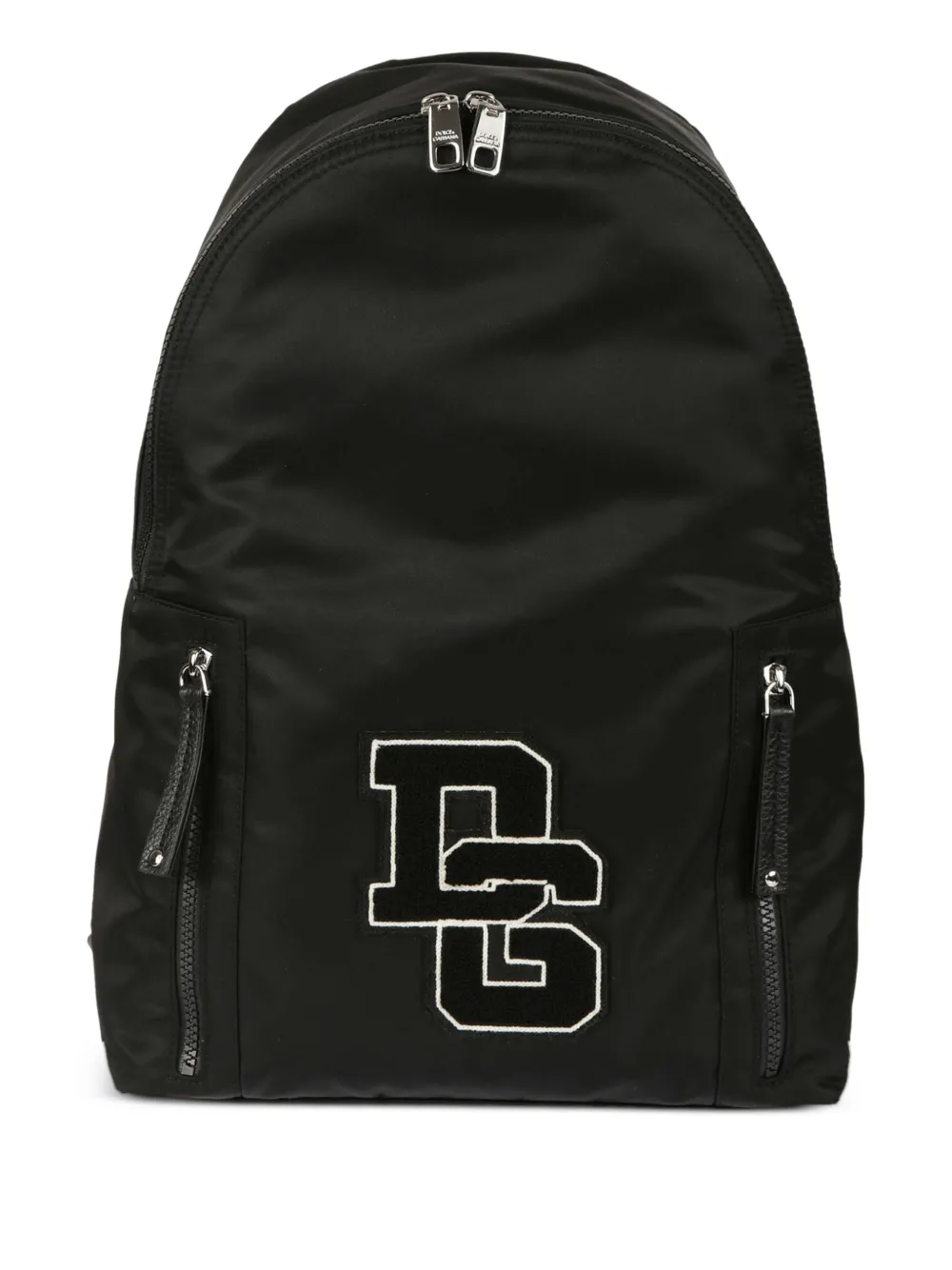 Dolce & Gabbana Rucksack mit Logo-Print - Schwarz