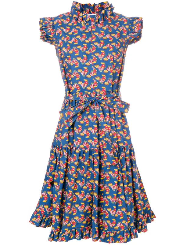 images Chicken Print Dress la doublej flared chicken print dress