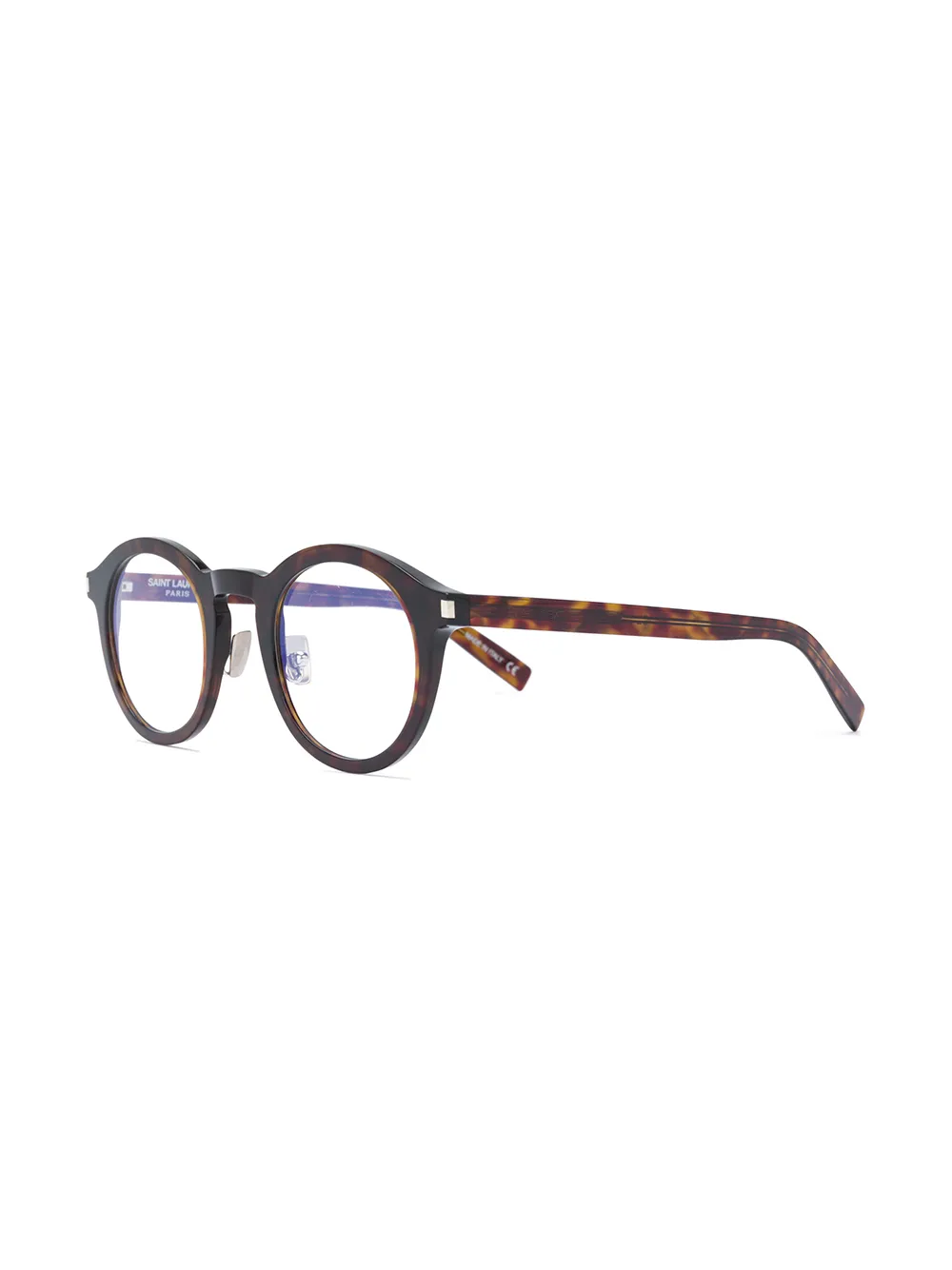 Saint Laurent Eyewear round glasses - Bruin