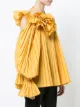 Rosie Assoulin pleated one shoulder blouse