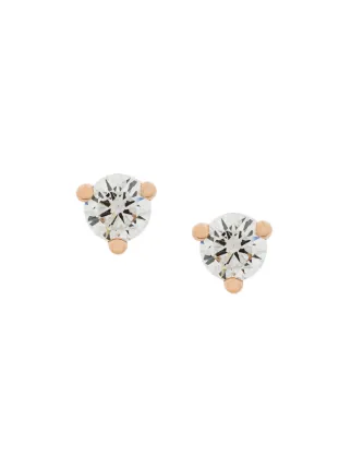 Delfina Delettrez 18kt Gold Dots Solitaire Diamond Earrings Farfetch Delfina Delettrez 18kt Gold Dots Solitaire Diamond Earrings