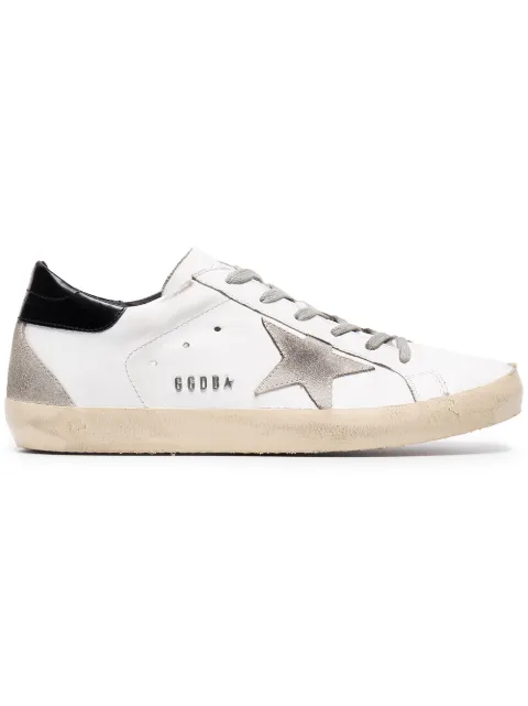golden goose distressed sneakers