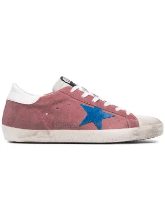 pink suede golden goose sneakers