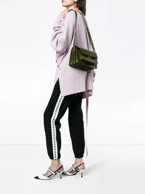 MARNI MARNI TRUNK MEDIUM SHOULDER BAG - GREEN,SBMPN09U07LV52012545281