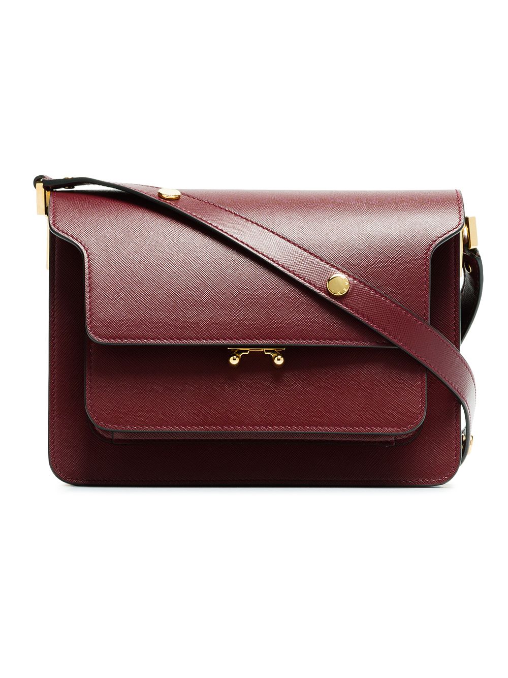 marni leather shoulder bag