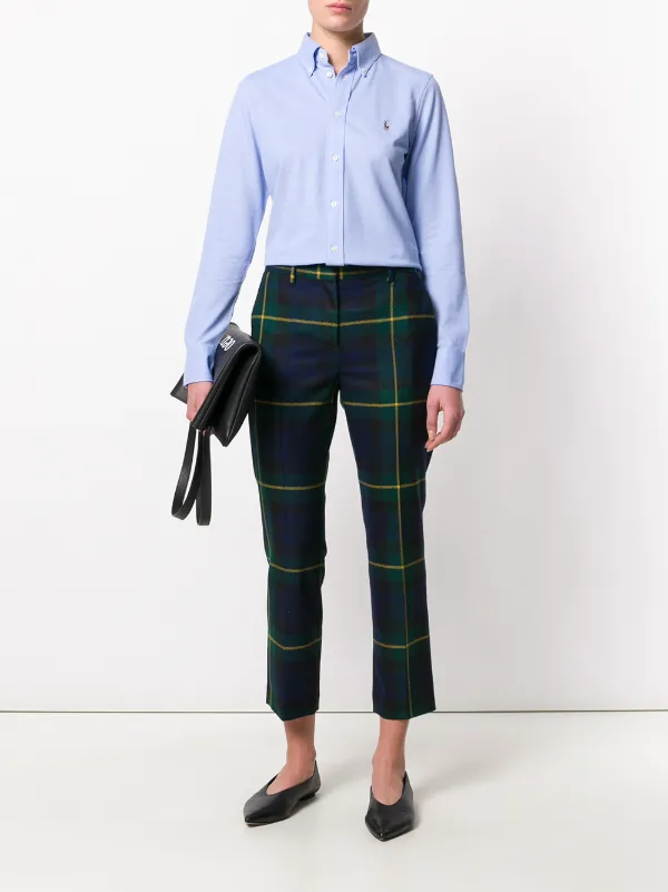 Polo Ralph Lauren Slim Oxford Shirt | Blue | FARFETCH