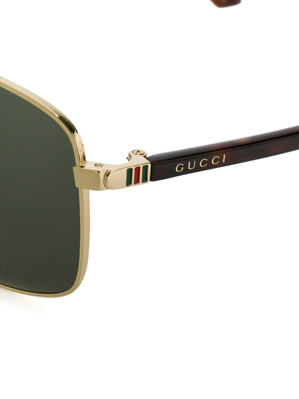 фото Gucci Eyewear квадратные солнцезащитные очки