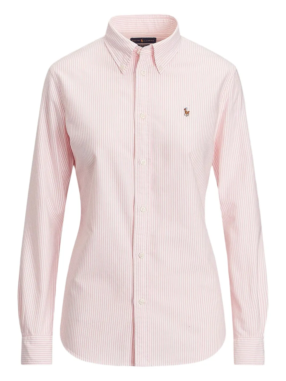 Polo Ralph Lauren striped Oxford shirt | Pink | Image 1