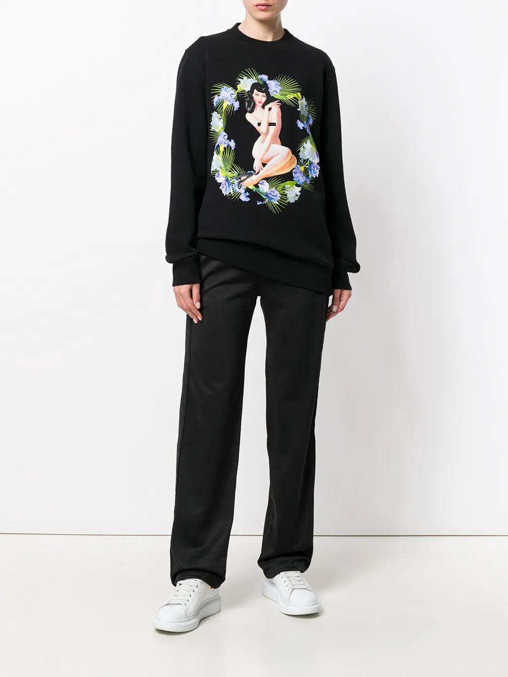 Givenchy pin-up Birds of Paradise print sweatshirt | Sweaters | Image 2