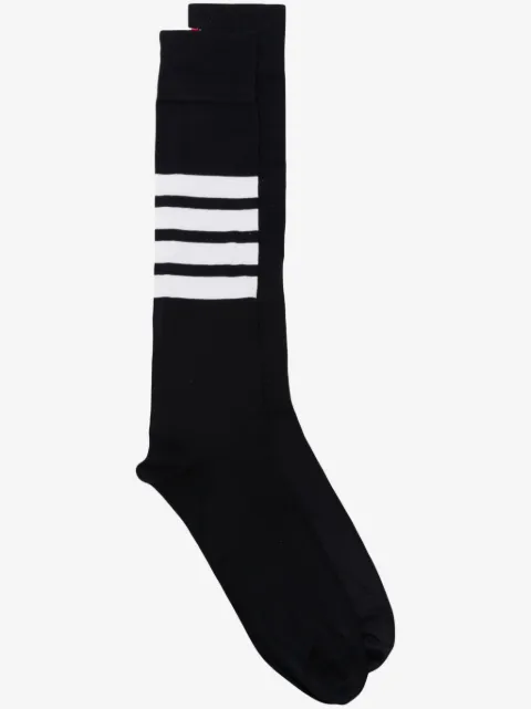 Thom Browne cotton 4-Bar over-the-calf socks