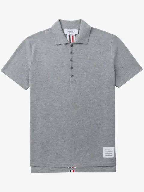 Thom Browne RWB-stripe polo shirt